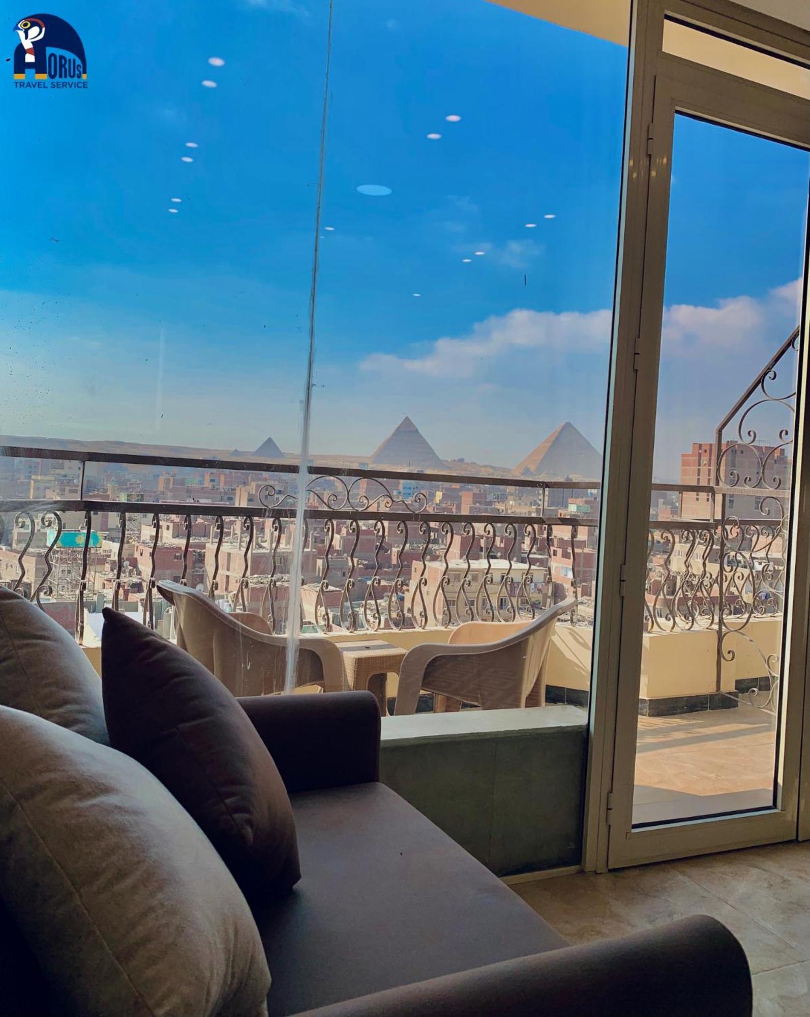 Horus Horizon Inn Pyramids View Kafret el-Gabal Exterior foto