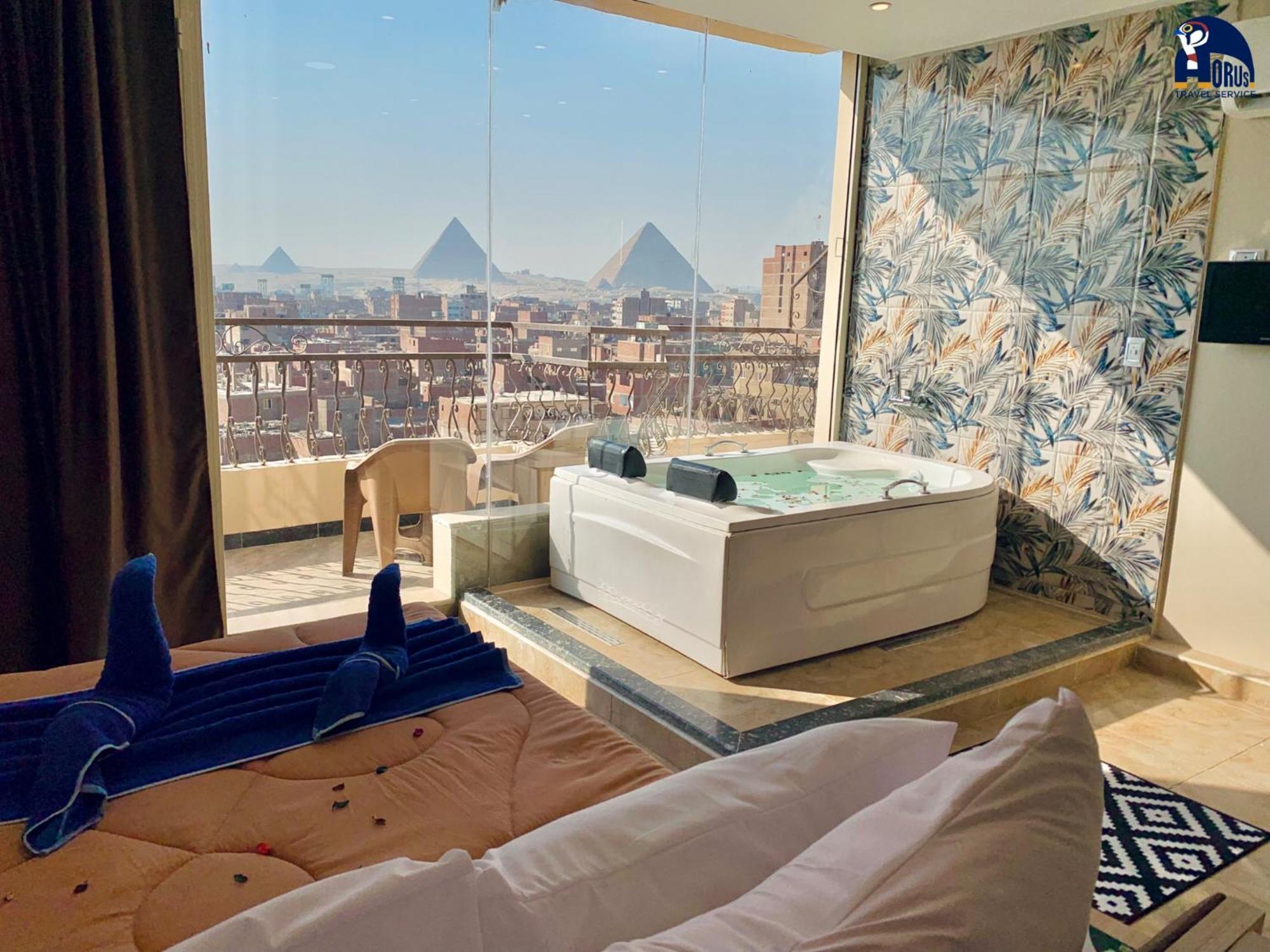 Horus Horizon Inn Pyramids View Kafret el-Gabal Exterior foto